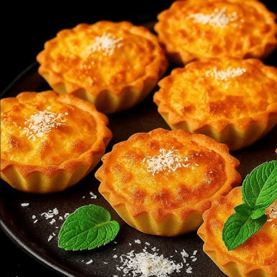 orange cocunut tart orange cocunut tart